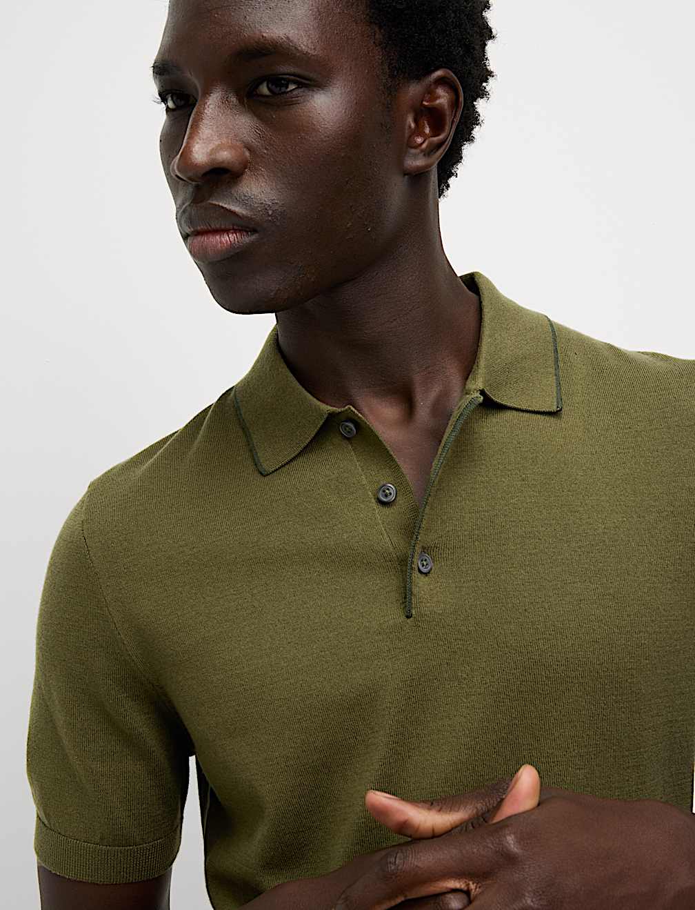 Cotton Rich Knitted Polo Shirt