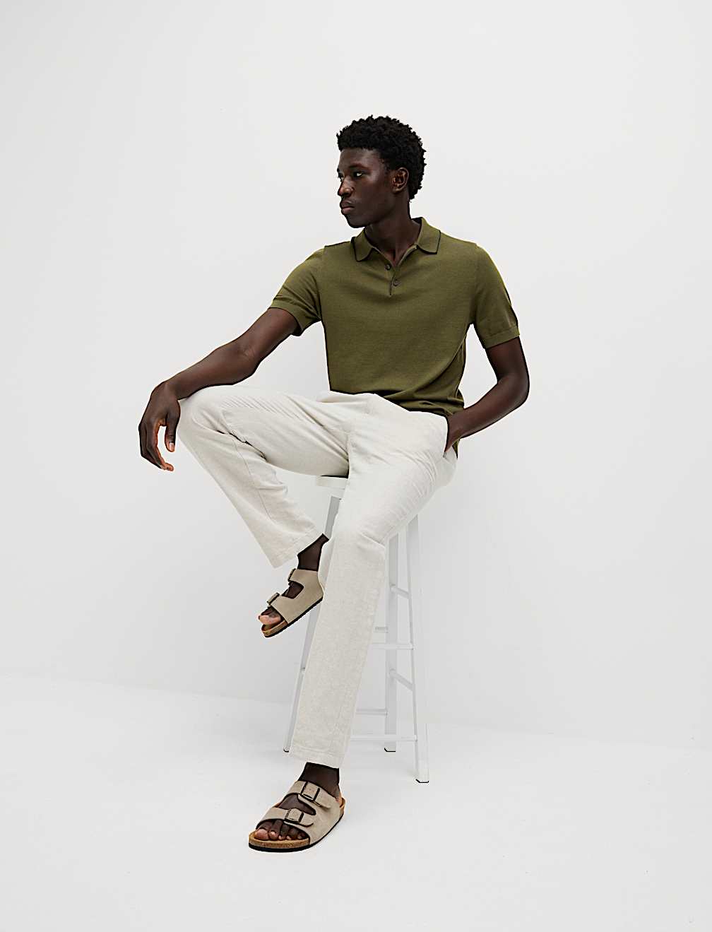 Cotton Rich Knitted Polo Shirt