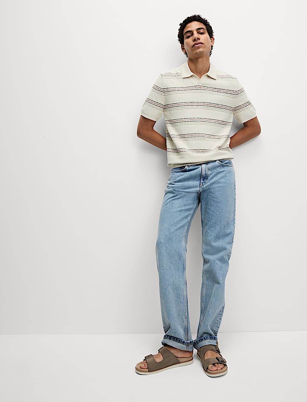 Cotton Rich Knitted Polo Shirt