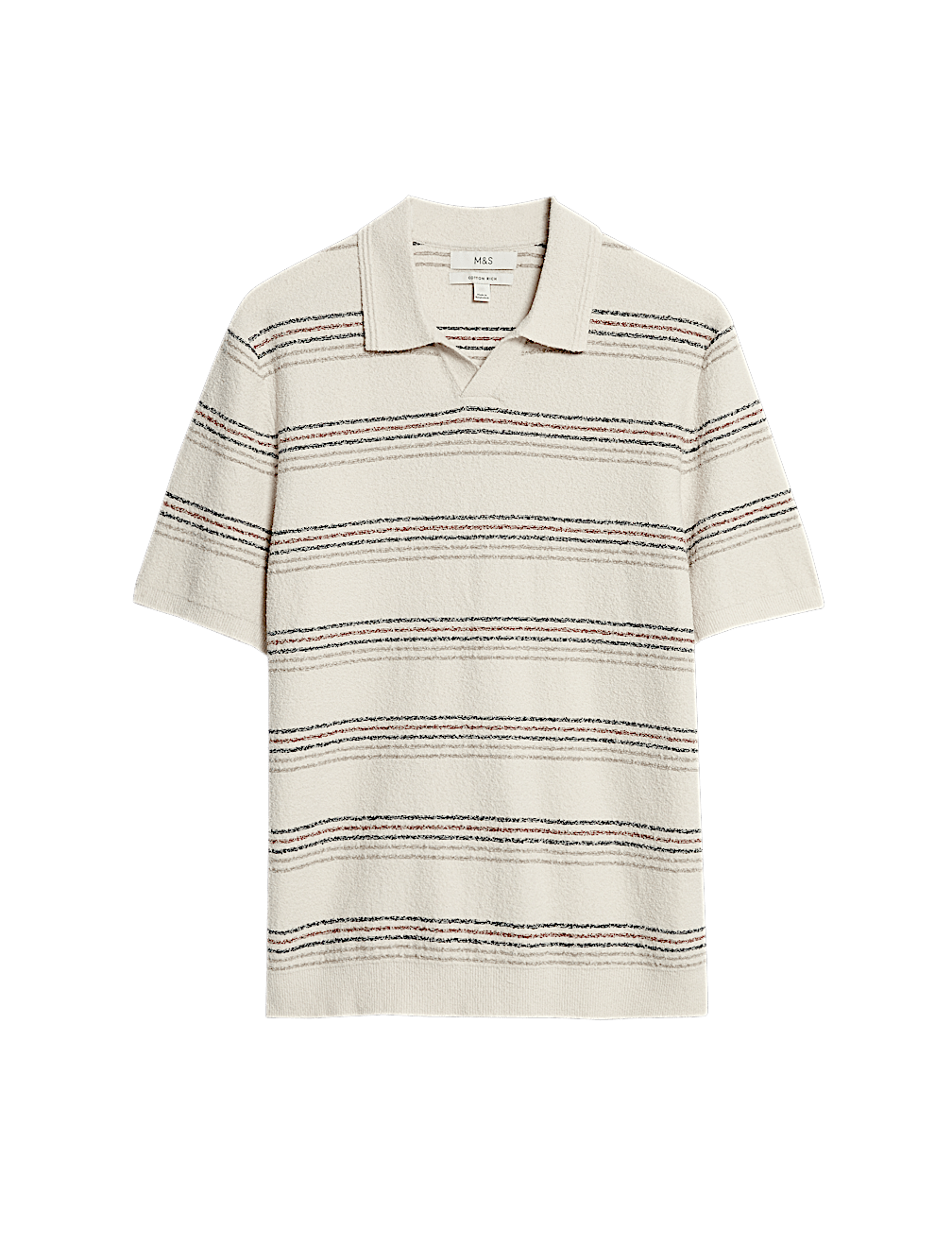 Cotton Rich Knitted Polo Shirt
