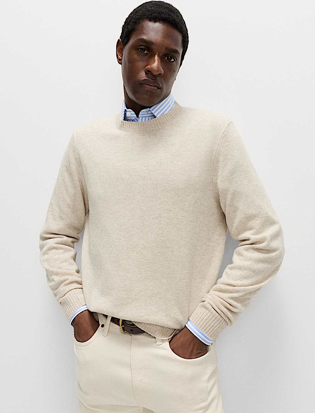 Pure Lambswool Crew Neck Jumper