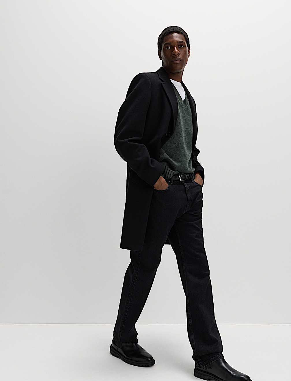 Lambswool Blend V-Neck Knitted Vest