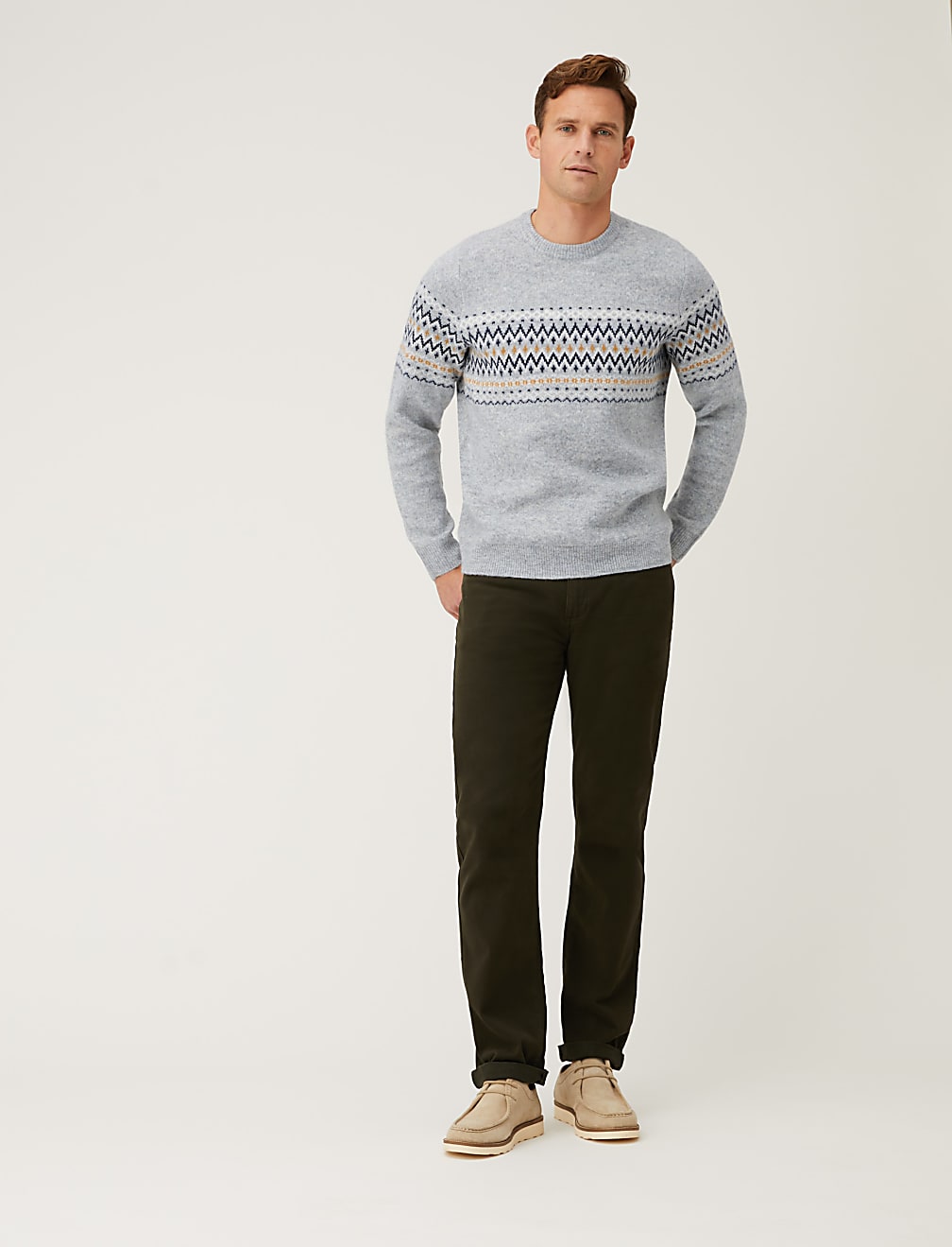 Fair Isle Crew Neck Jumper