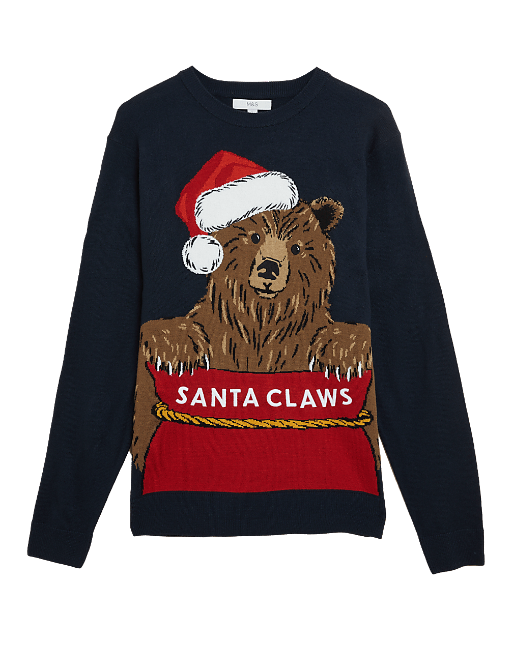 Bear Crew Neck Christmas Jumper