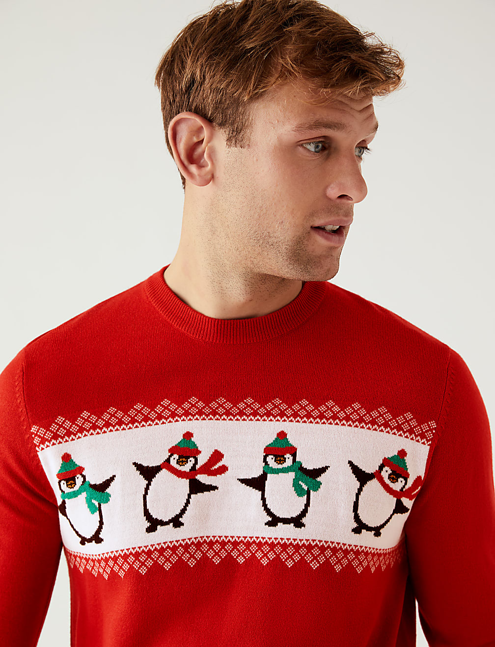 Penguin crew neck jumper shop