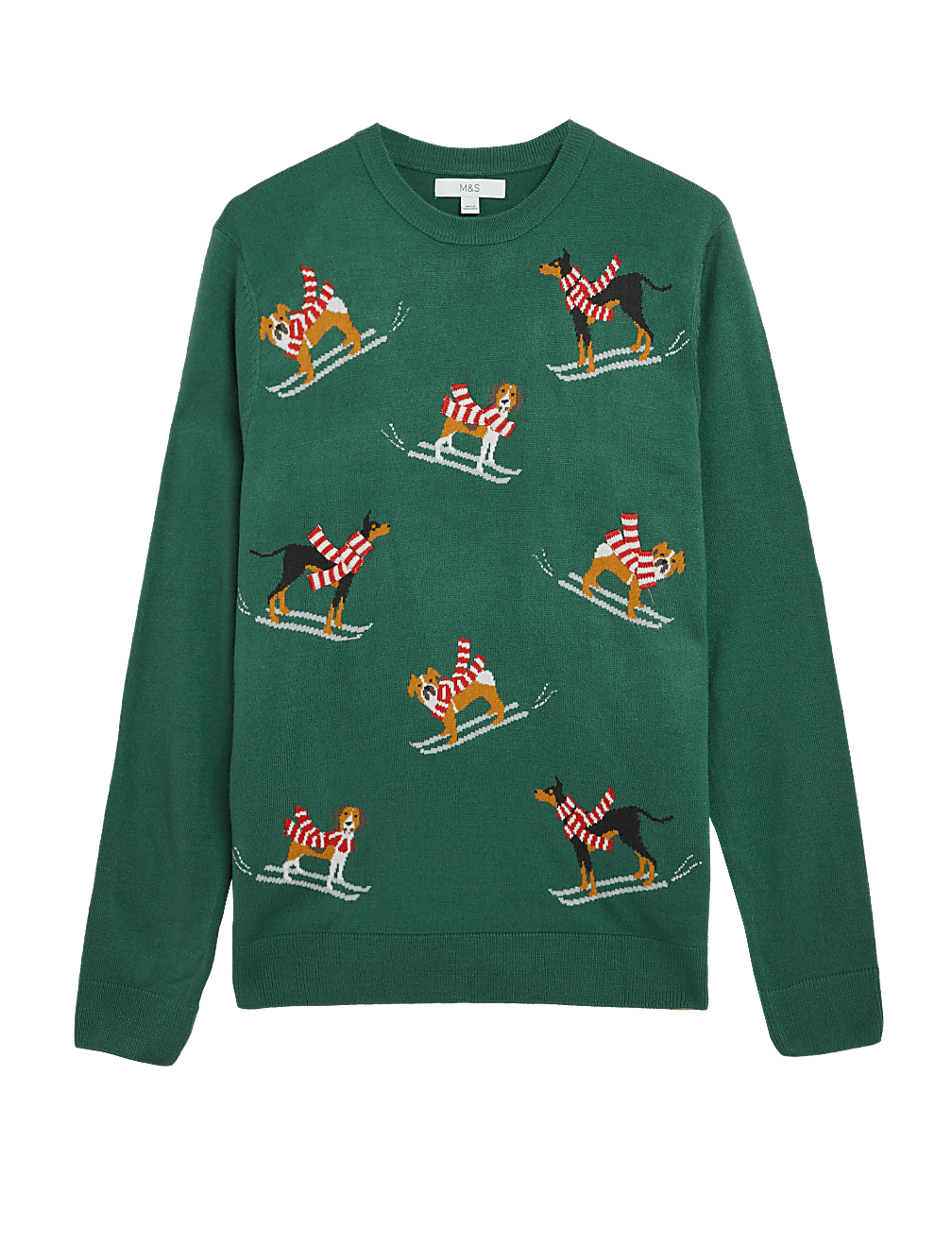 Dog Christmas Crew Neck Jumper