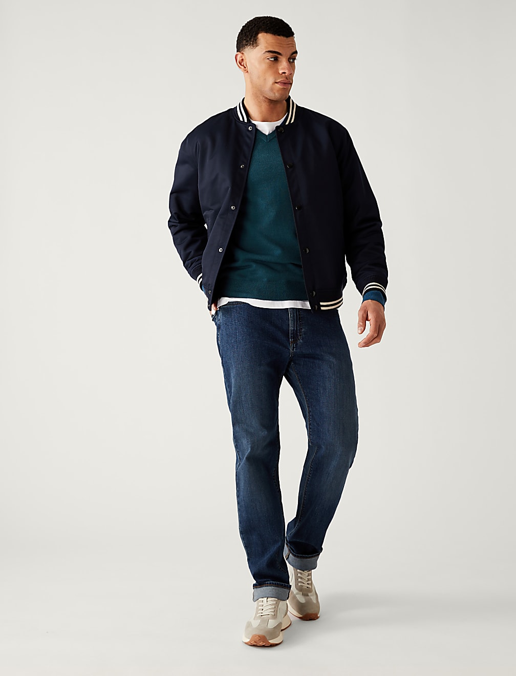 Pure Acrylic Plain V-Neck Cardigans