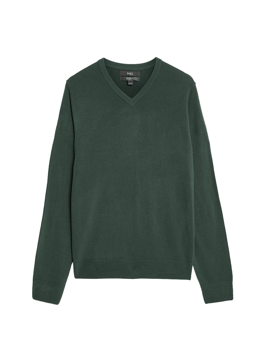 Pure Acrylic Plain V-Neck Jumper