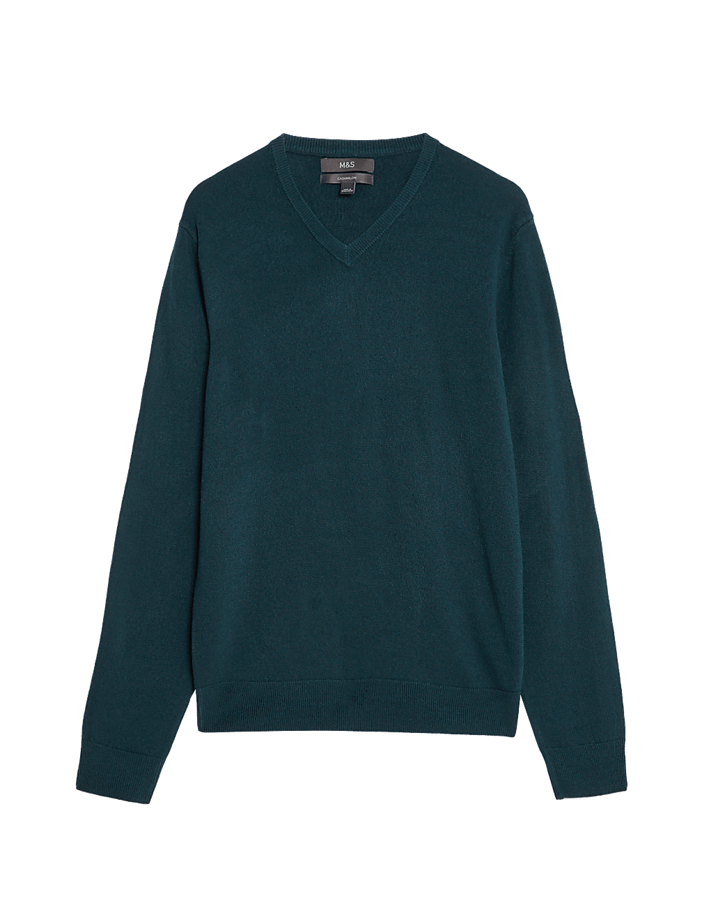 Pure Acrylic Plain V-Neck Jumper