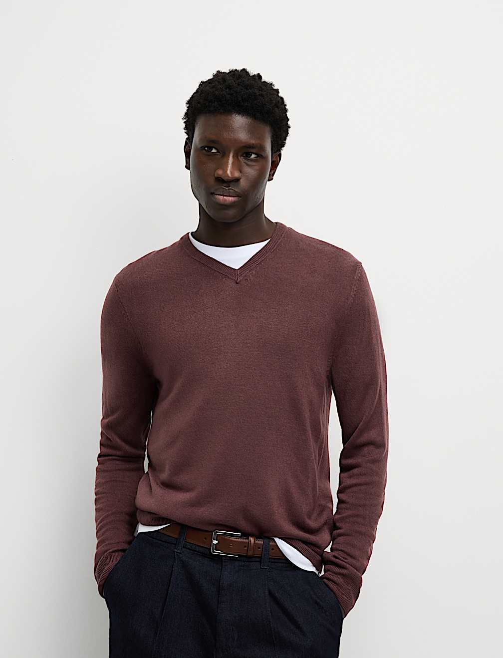 Cashmilon™ V-Neck Jumper