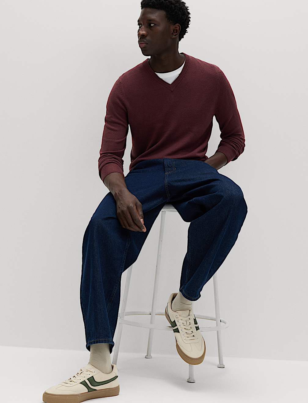 Cashmilon&trade; V-Neck Jumper