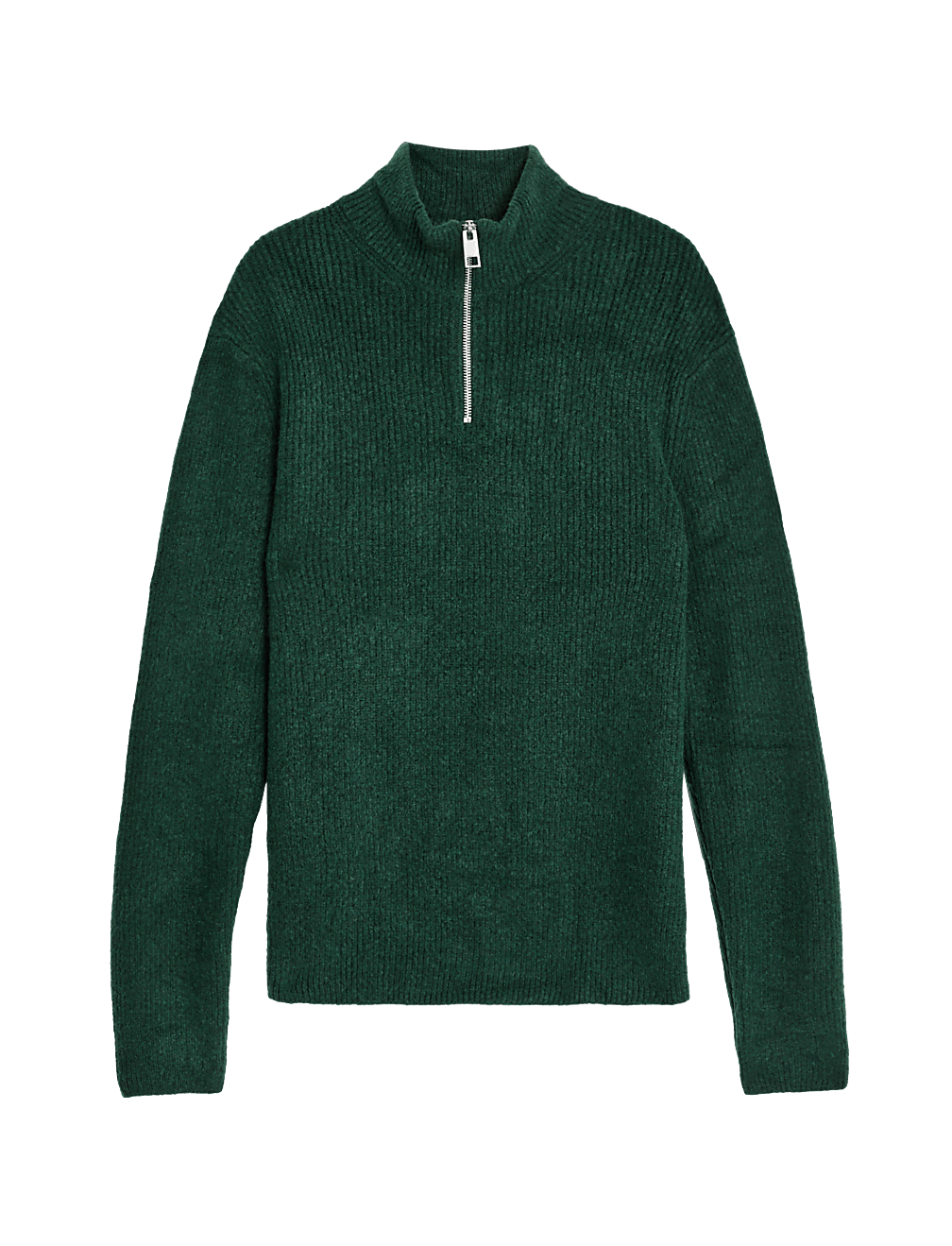Supersoft Half Zip Jumper with Wool