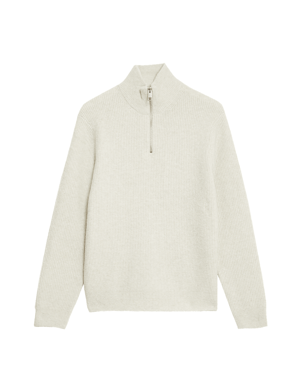 Supersoft Half Zip Jumper with Wool