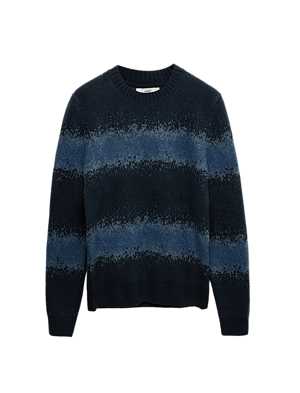 Supersoft Ombre Crew Neck Jumper with Wool