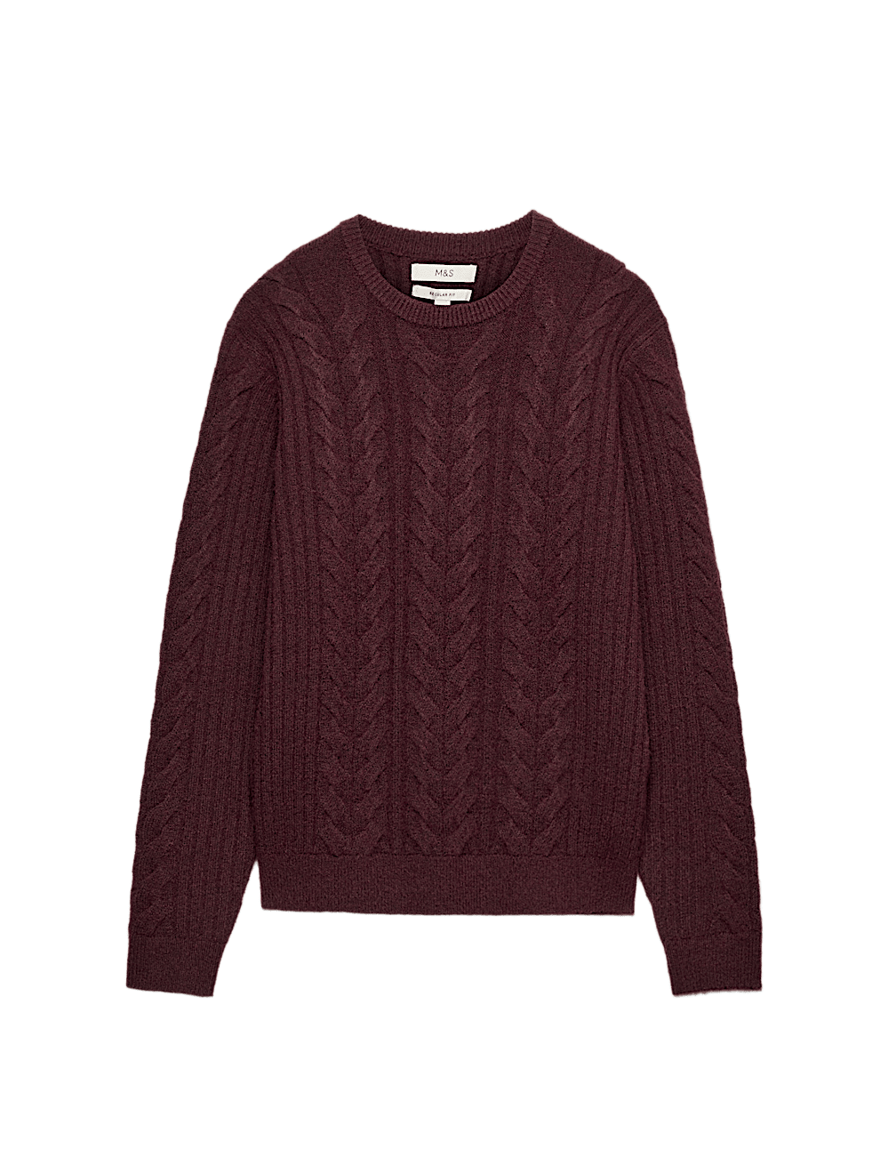 Cable Knit Crew Neck Jumper