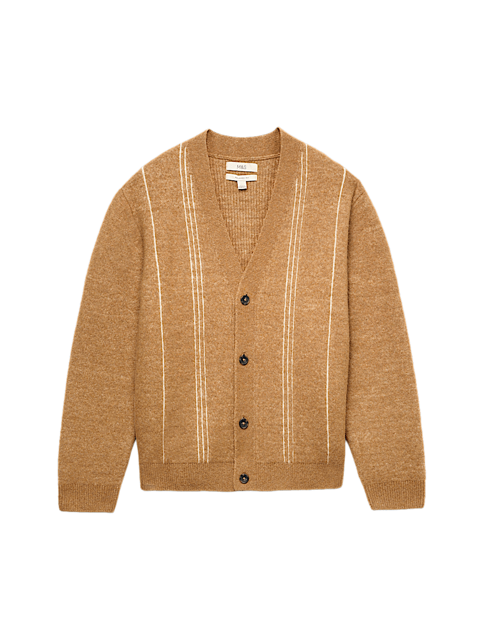 Lofty Relaxed Fit Striped Cardigan
