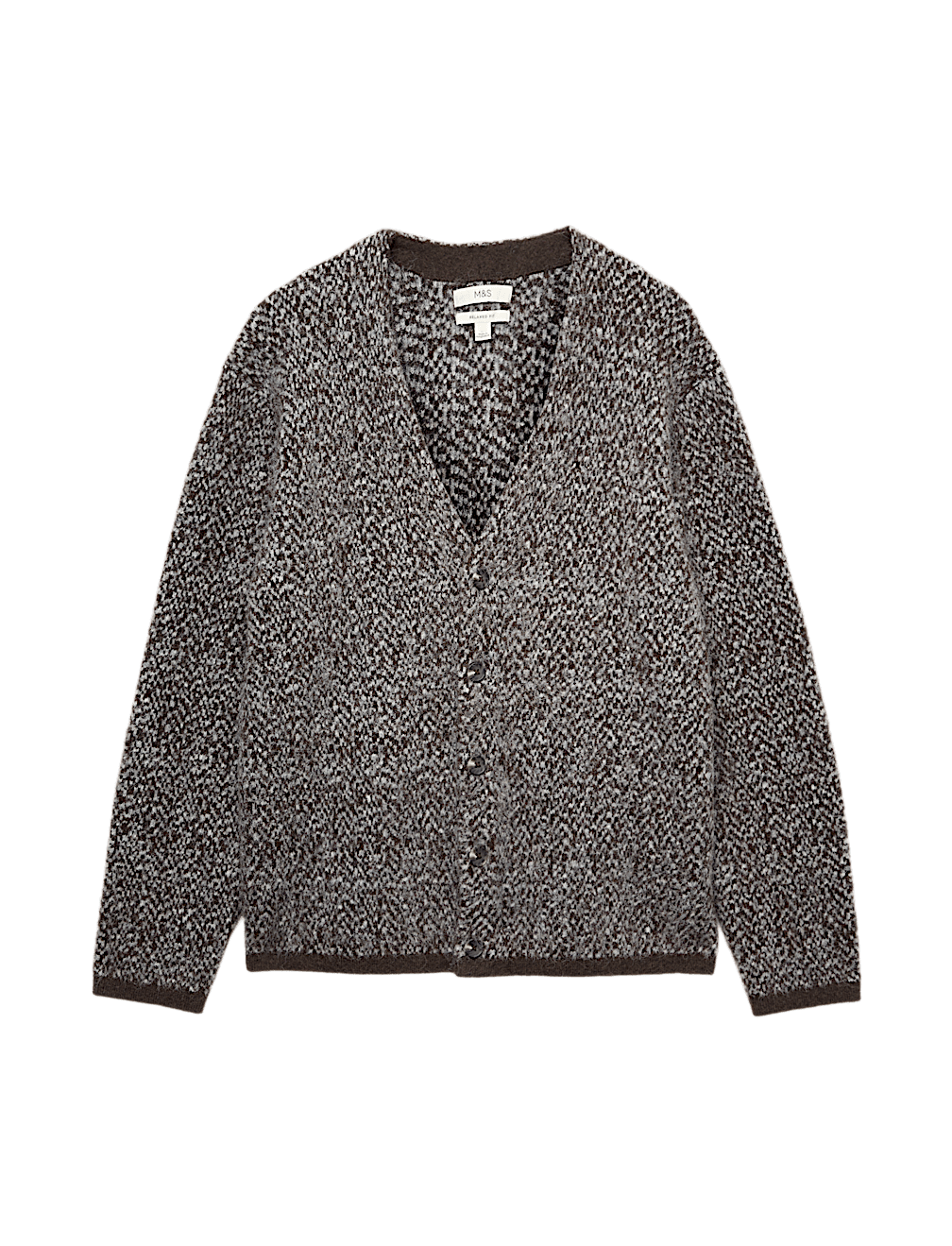 Lofty Relaxed Fit Patterned Cardigan
