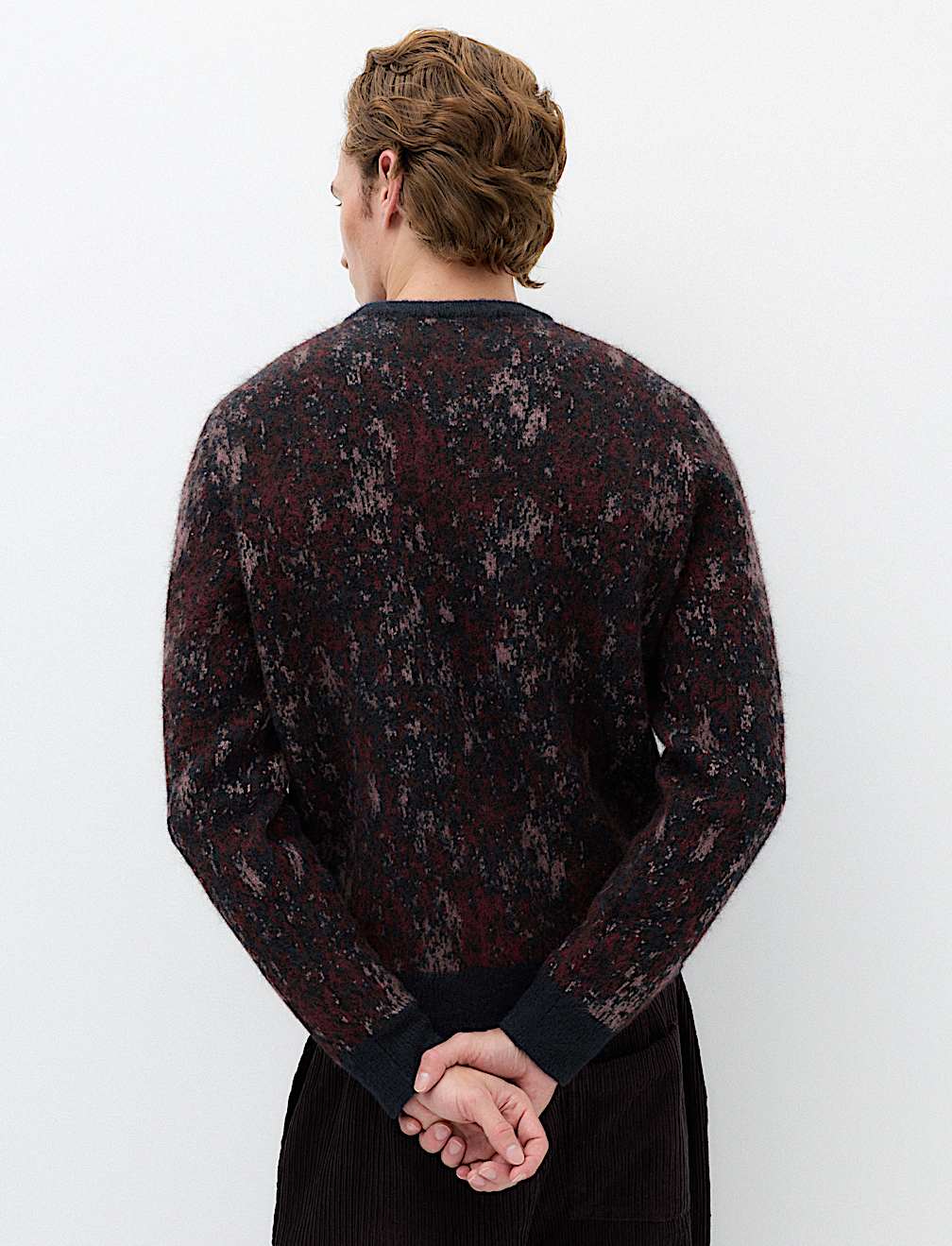 Fairisle Crew Neck Jumper with Wool
