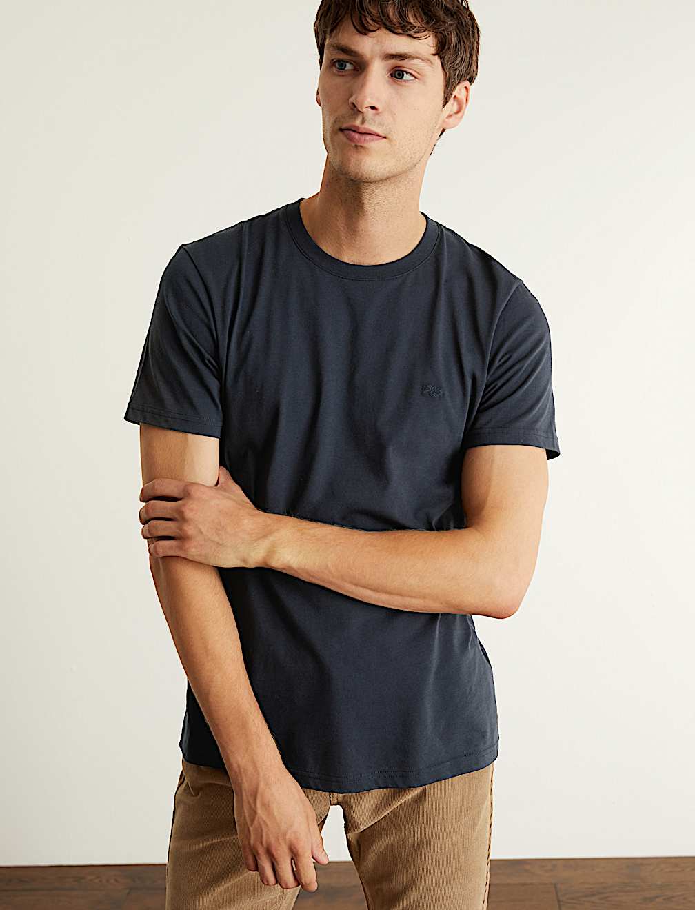 Pure Cotton Crew Neck T-Shirt