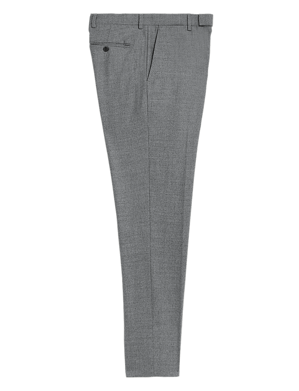 Tailored Fit Pure Wool Flannel Trousers