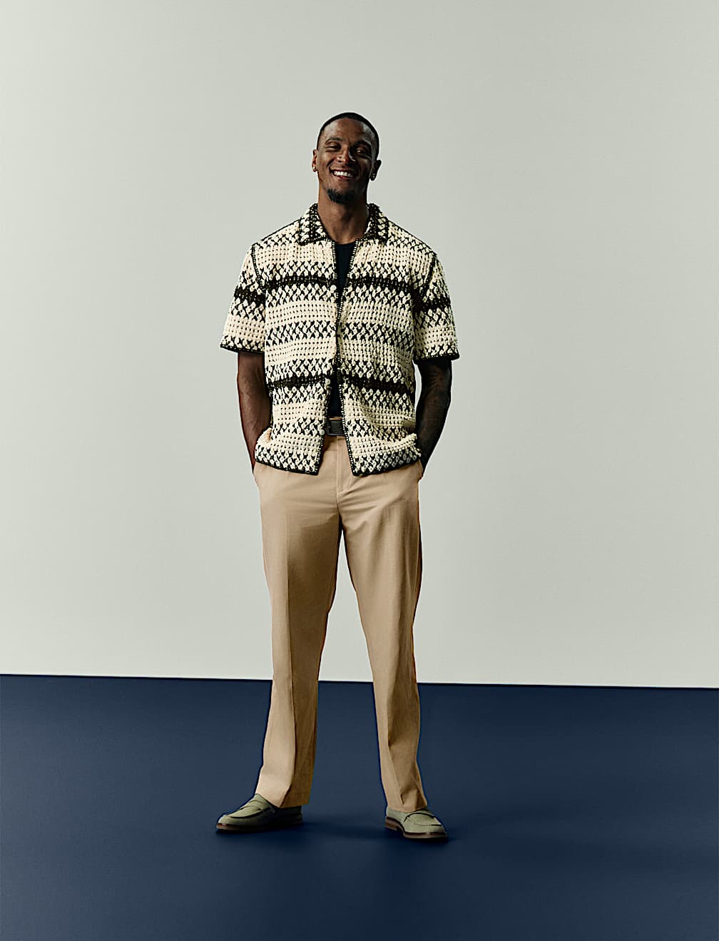 Regular Fit Smart Stretch Trousers