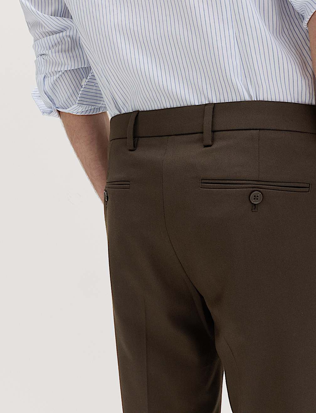 Regular Fit Smart Stretch Trousers