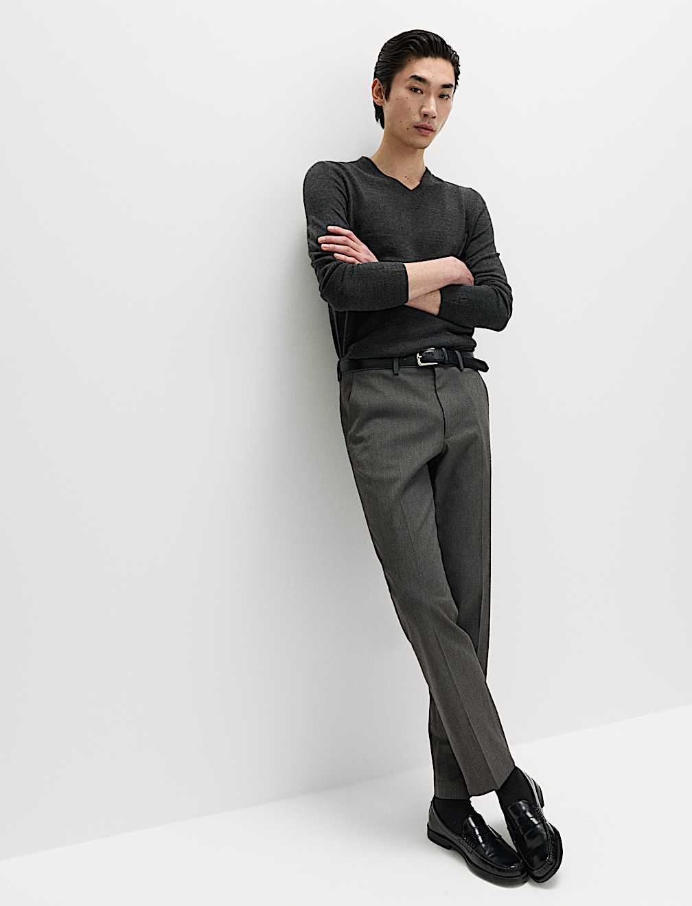Regular Fit Smart Stretch Trousers
