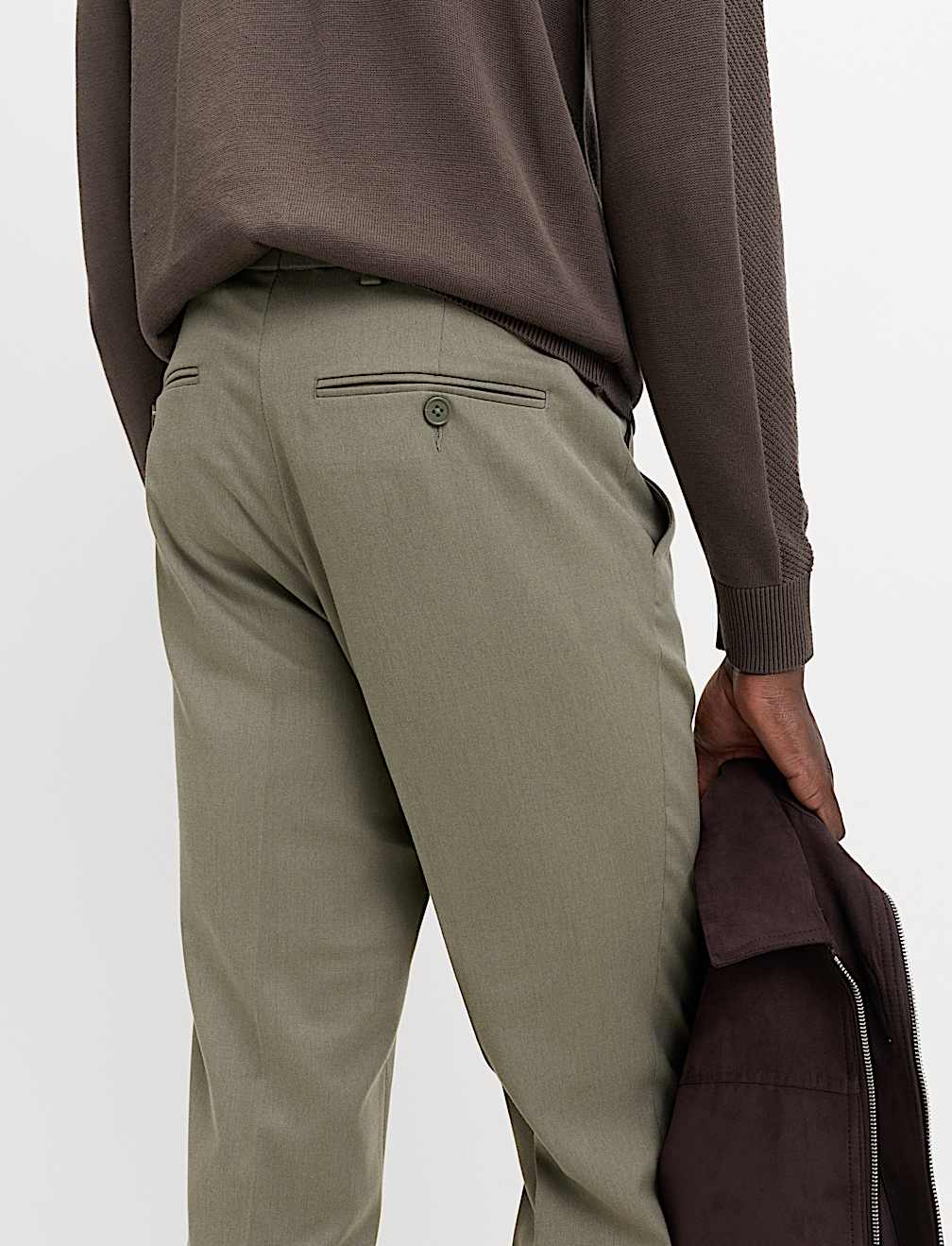 Slim Fit Smart Stretch Trousers