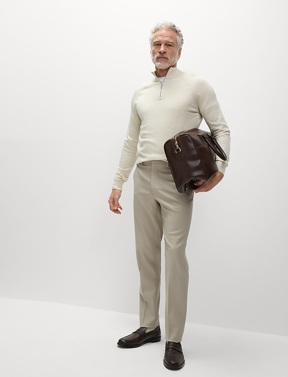 Slim Fit Stretch Smart Trousers