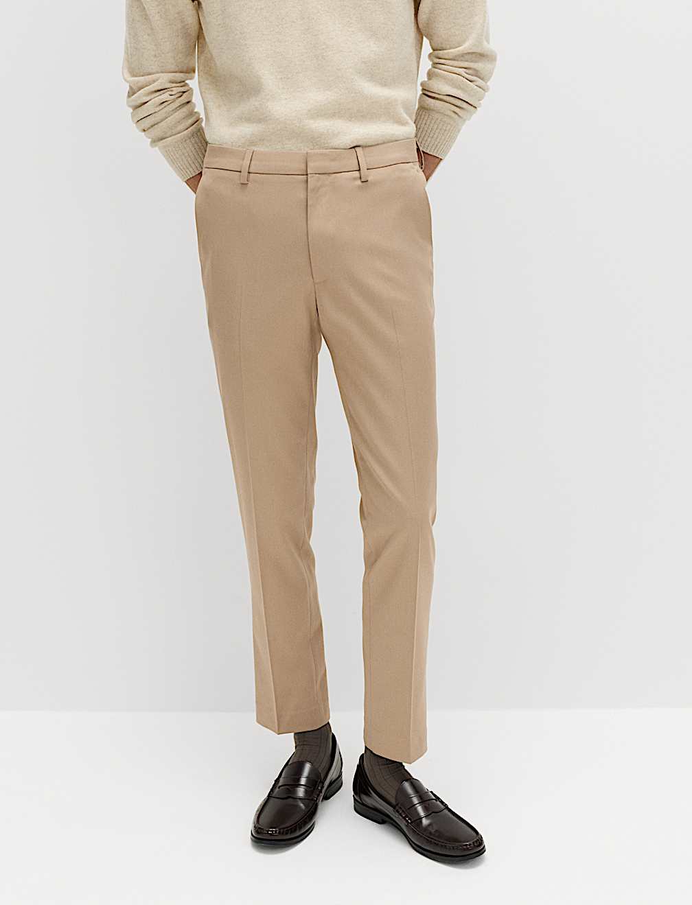 Slim Fit Smart Stretch Trousers