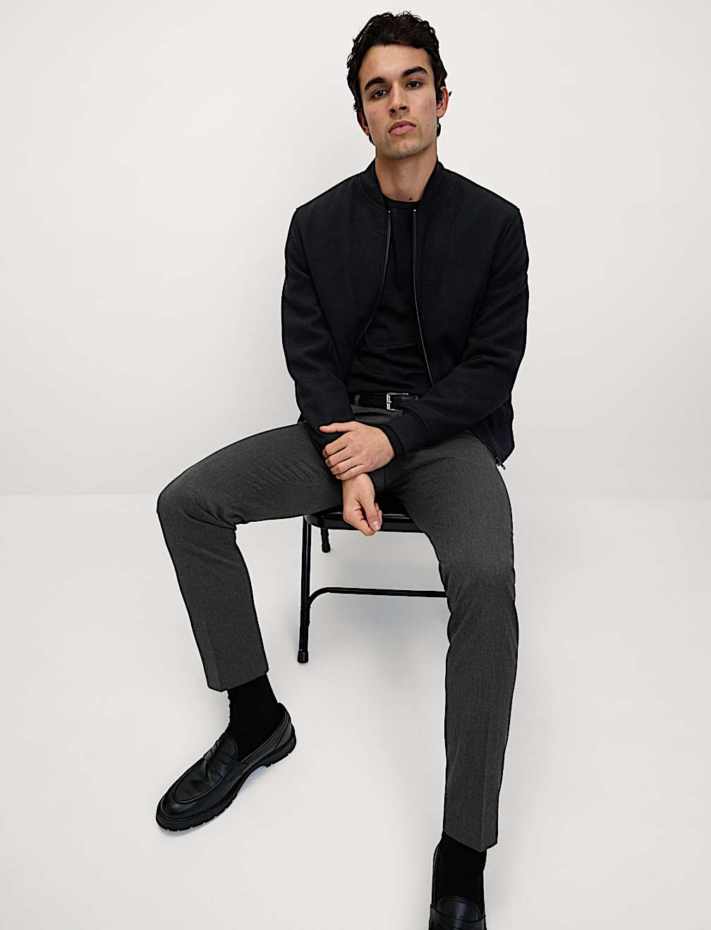 Slim Fit Smart Stretch Trousers