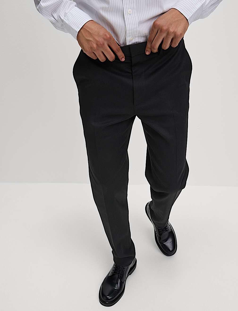 Slim Fit Stretch Smart Trousers