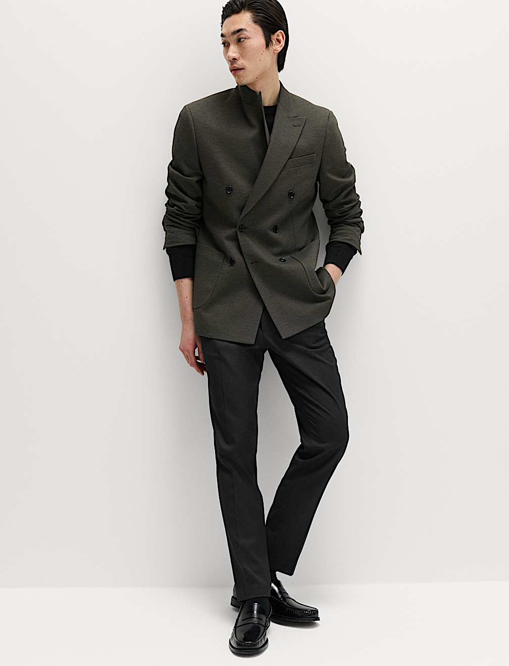 Slim Fit Smart Stretch Trousers