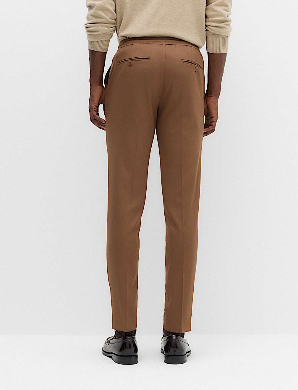 Tapered Fit Elasticated Trousers