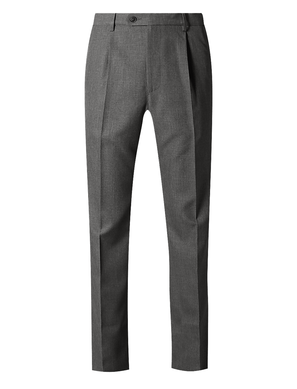 Regular Fit Single Pleated Trousers