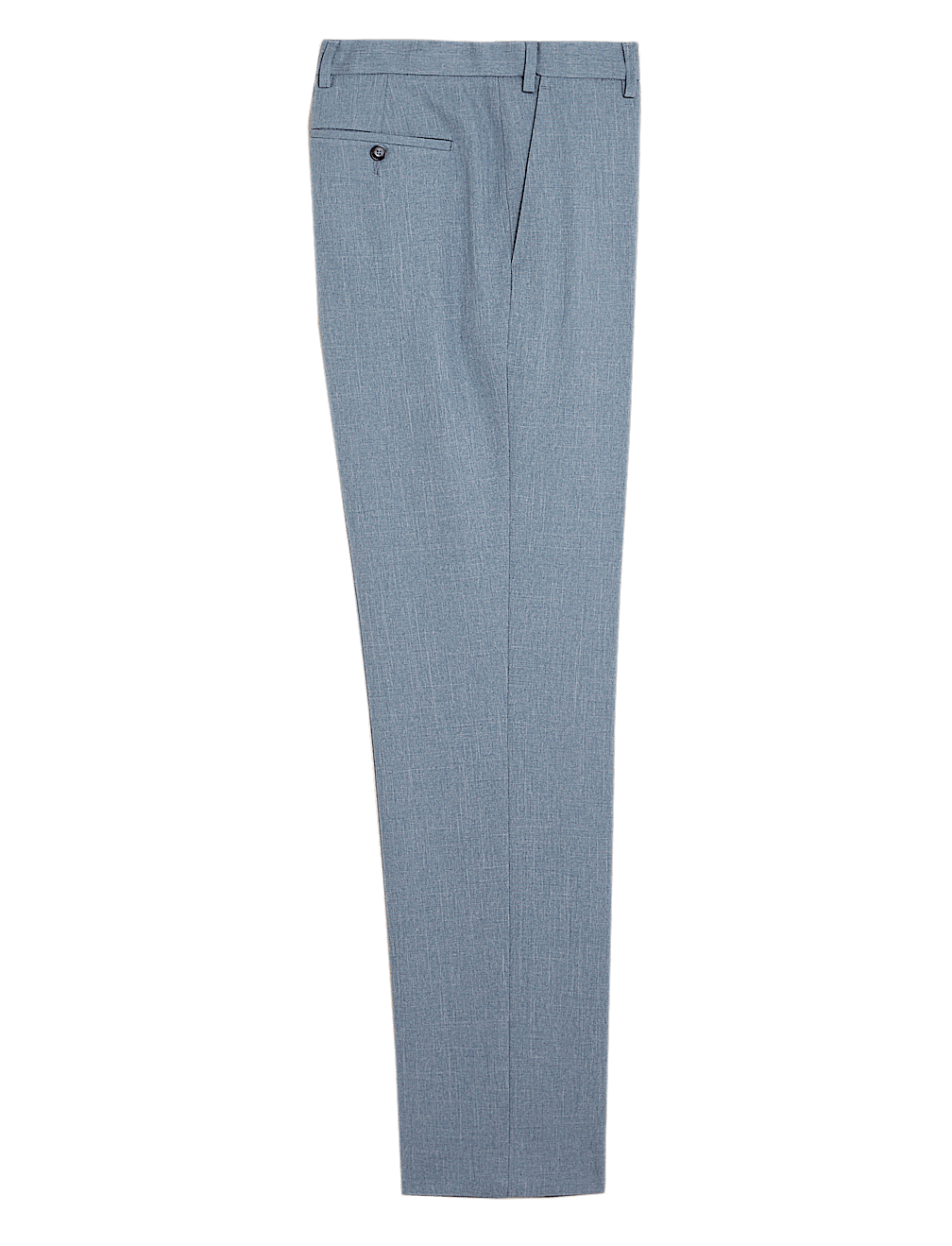 Regular Fit Flat Front Trousers