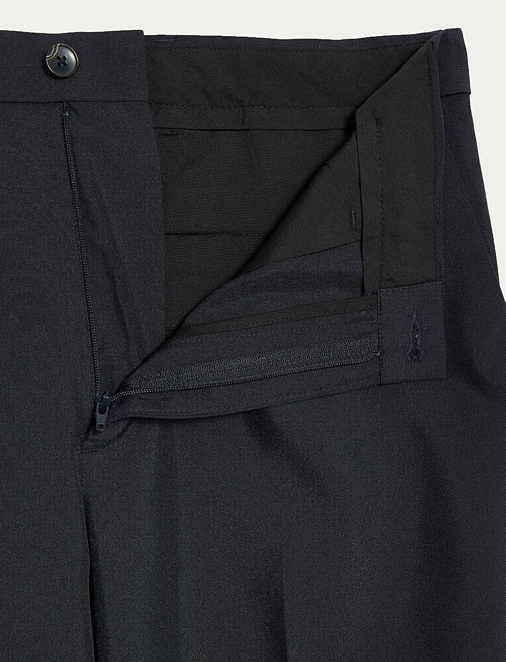 Crease Resistant Slim Fit Flexi Waist Trouser