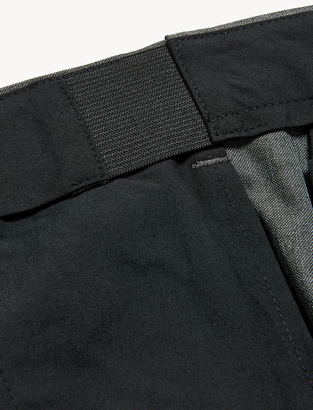 Crease Resistant Slim Fit Flexi Waist Trouser
