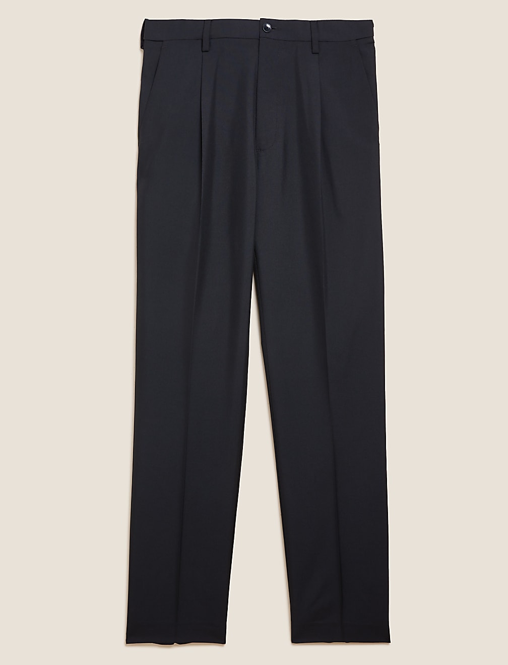 Crease Resistant Flexi Waist Trousers