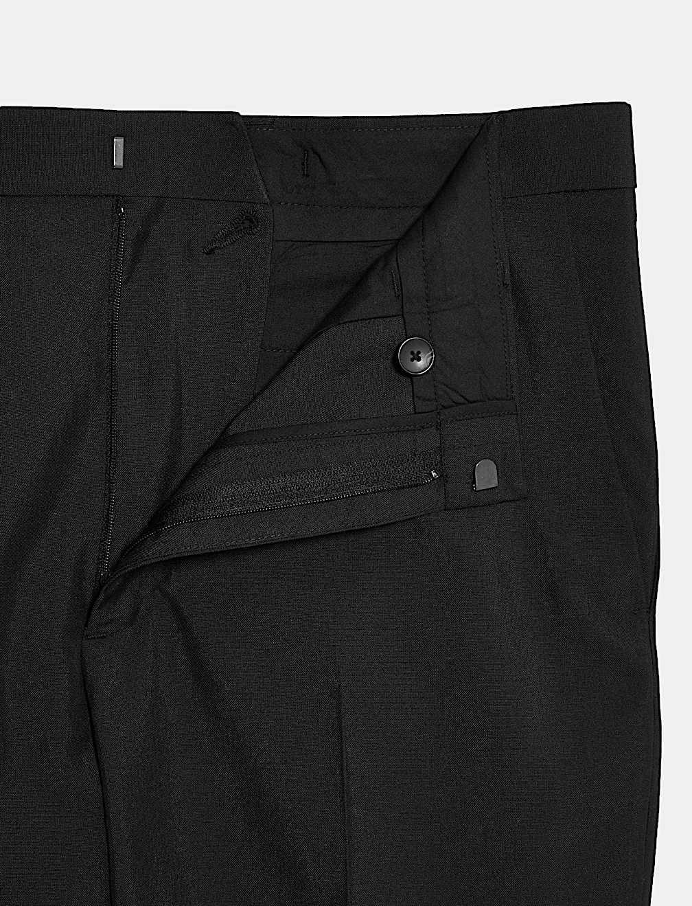 Regular Fit Crease Resist Smart Trousers