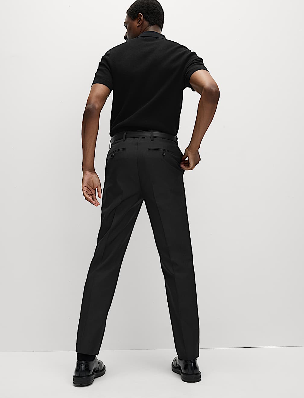 Regular Fit Crease Resist Smart Trousers