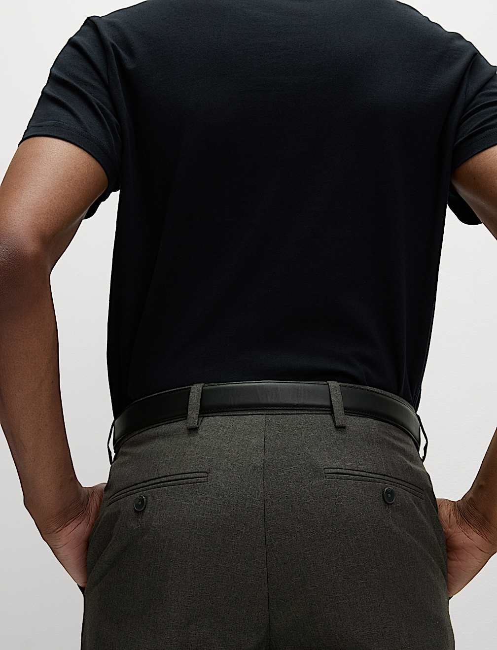 Slim Fit Crease Resist Smart Trousers