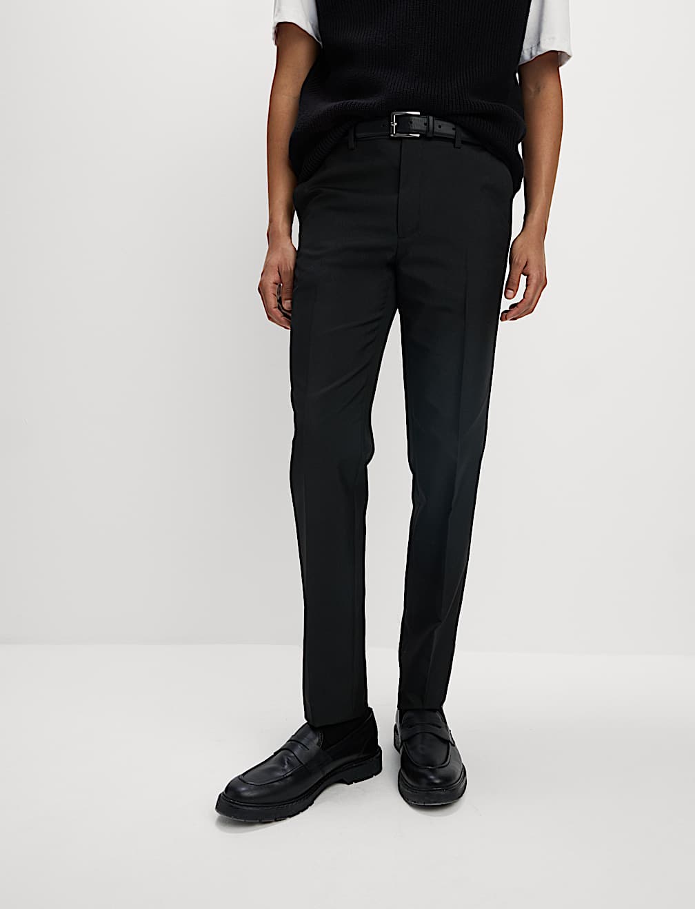 Slim Fit Crease Resist Smart Trousers