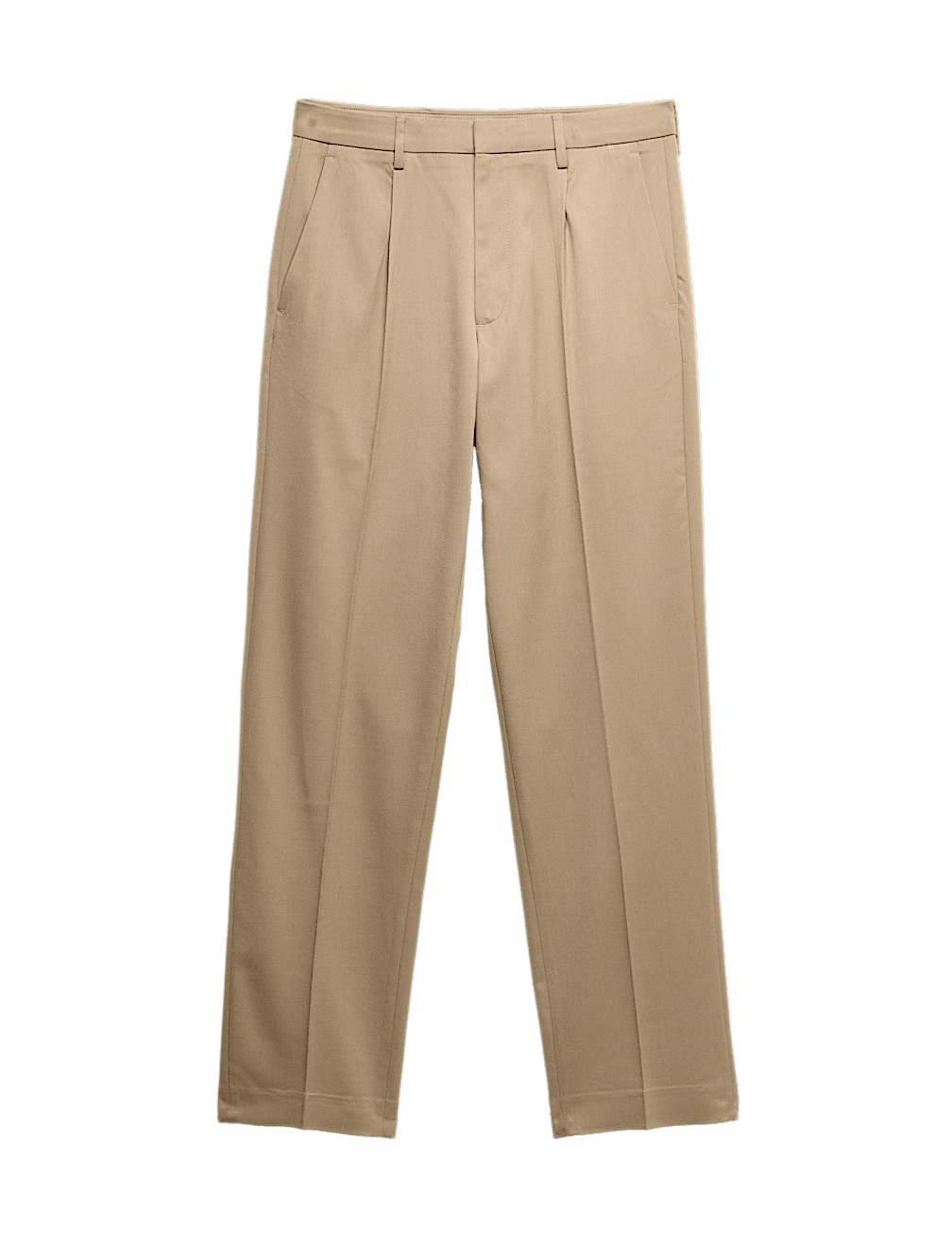 Tailored Fit Stretch Smart Trousers