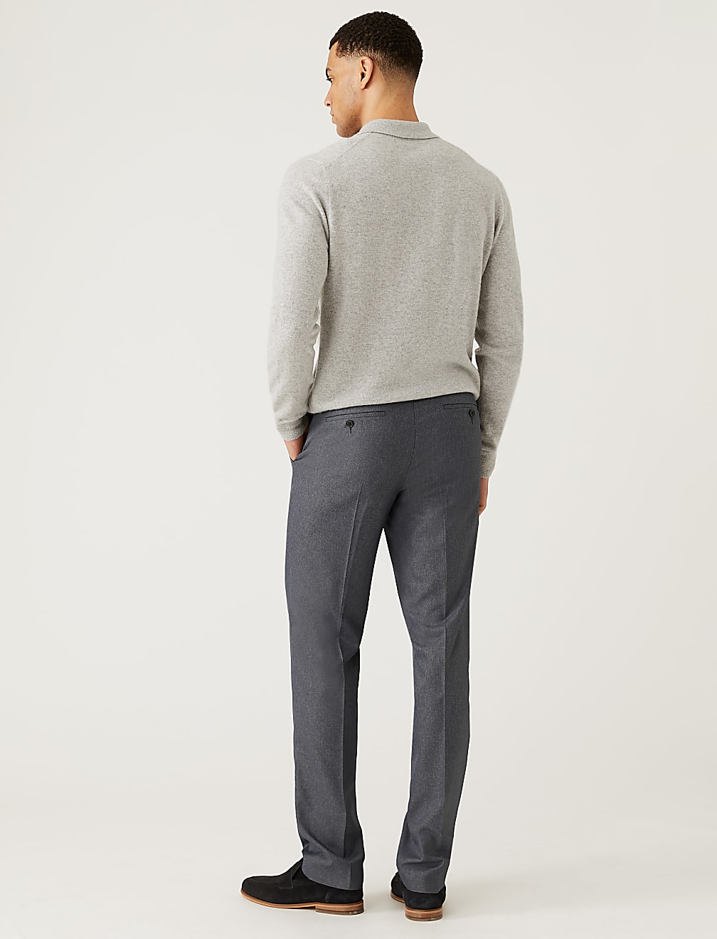 Regular Fit Crease Resist Trousers