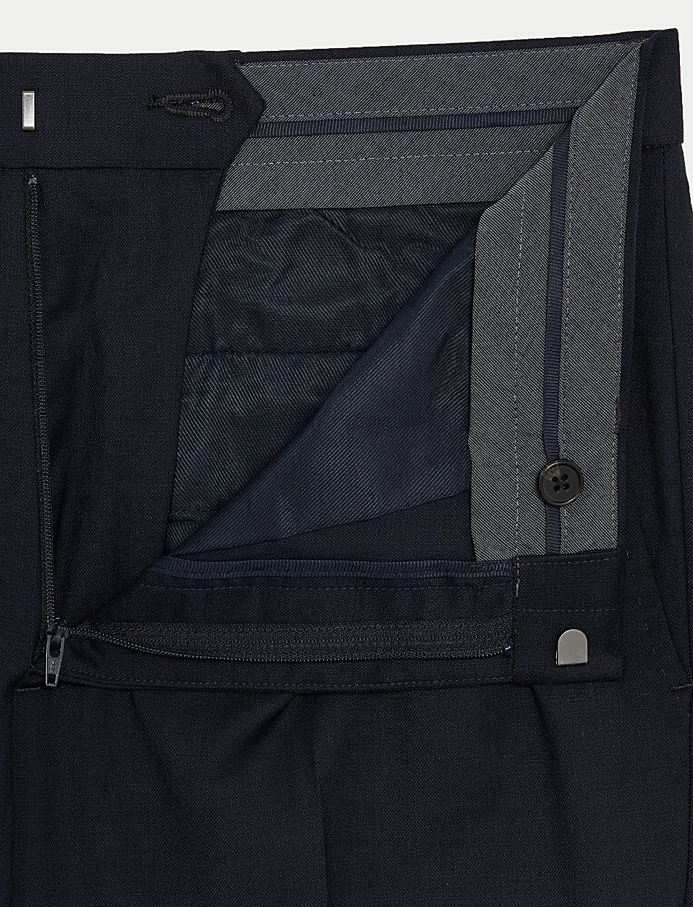 Wool Rich Stretch Trousers