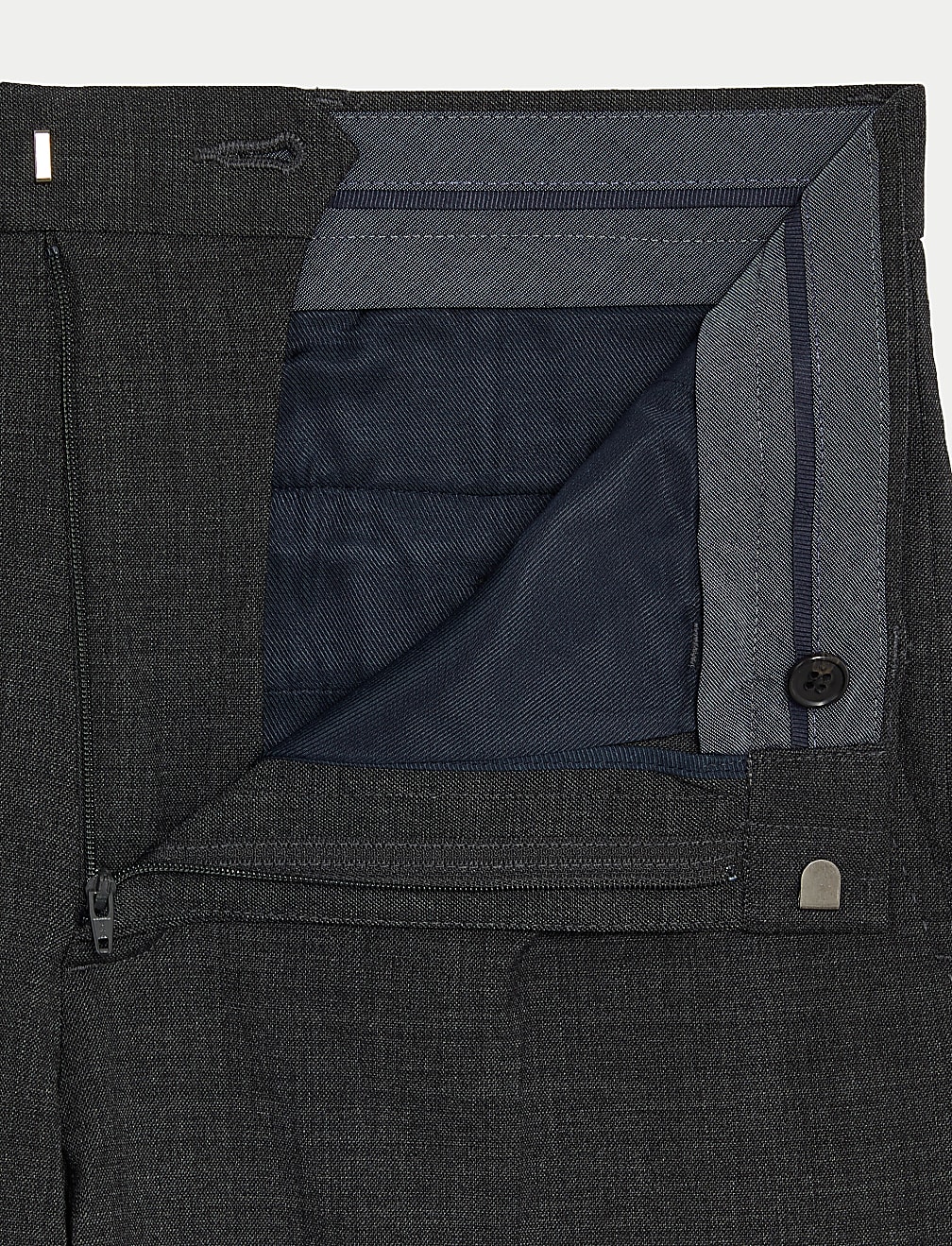 Wool Rich Stretch Trousers