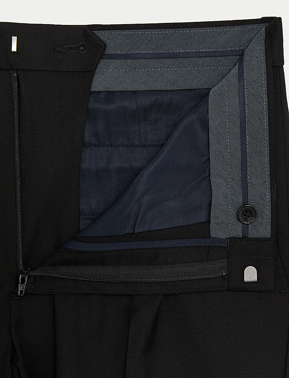 Wool Rich Stretch Trousers