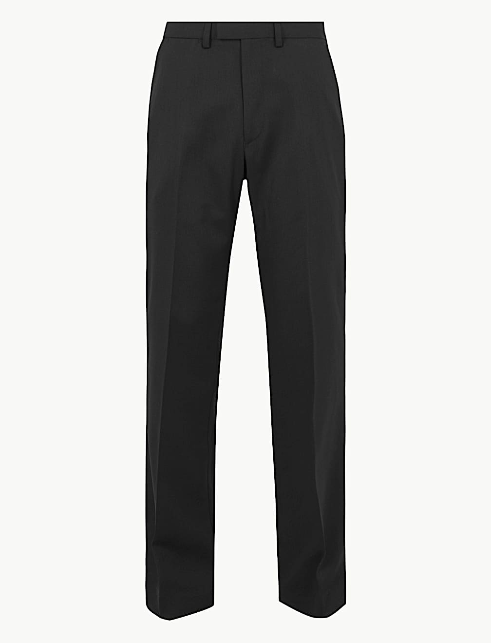 Regular Fit Wool Blend Stretch Trousers