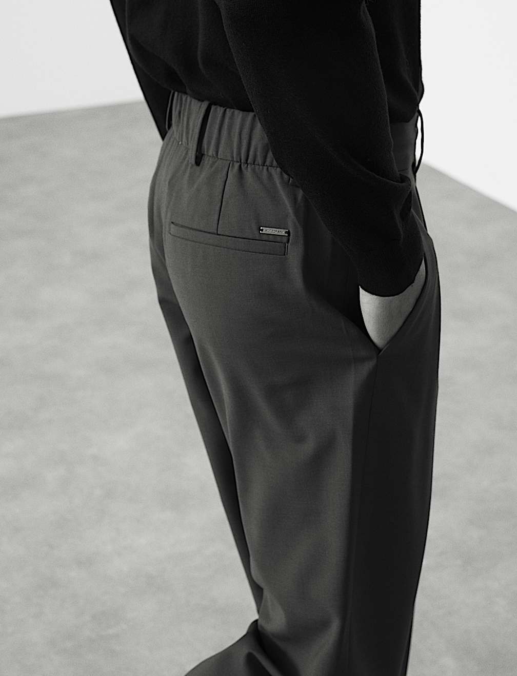 Wool Blend Performance Trousers